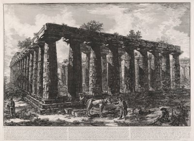 Kalıntılarının görünümü by Giovanni-Battista Piranesi