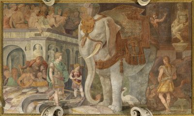 Kraliyet fili by Giovanni Battista Rosso Fiorentino