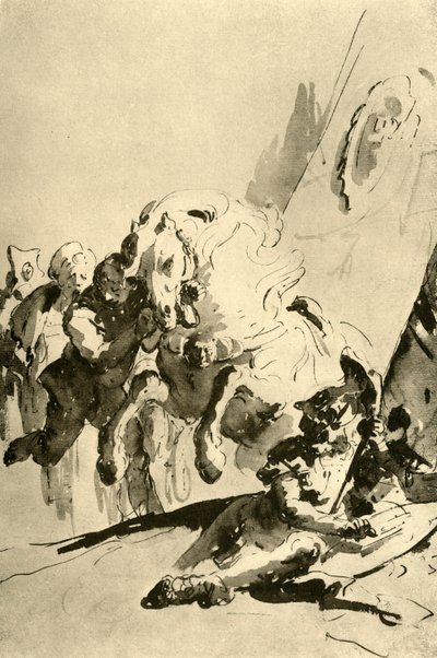 Alexander ve Bucephalus, 18. yüzyılın ortaları, 1928 by Giovanni Battista Tiepolo