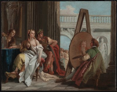 Apelles Stüdyosunda Büyük İskender ve Campaspe by Giovanni Battista Tiepolo