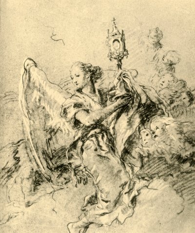 Canavarlı Melek, 1767-1769, 1928 by Giovanni Battista Tiepolo
