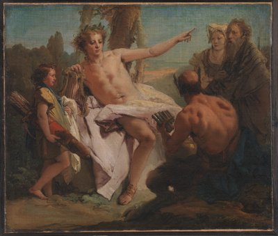 Apollon ve Marsyas by Giovanni Battista Tiepolo