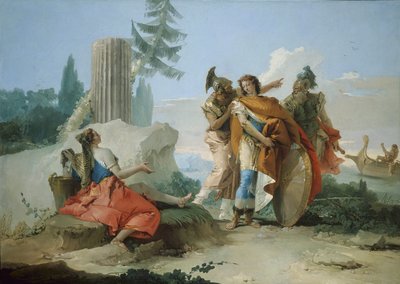 Armida Rinaldo Tarafından Terk Edildi, 1742-45 by Giovanni Battista Tiepolo