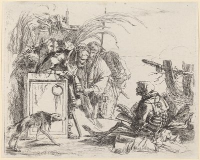 Ölüm Veren Seyirci by Giovanni Battista Tiepolo