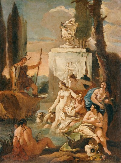 Diana ve Acteon by Giovanni Battista Tiepolo