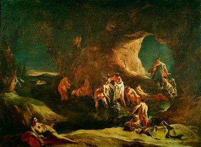 ಡಯಾನಾ ಮತ್ತು ಆಕ್ಟಿಯಾನ್, c.1720-21 ಟರ್ಕ್ by Giovanni Battista Tiepolo