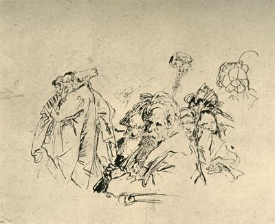 Doğulular Grubu, 18. yüzyılın ortaları, 1928 by Giovanni Battista Tiepolo