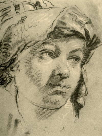 Sarıklı Kızın Başı, 18. yüzyılın ortaları, 1928 by Giovanni Battista Tiepolo