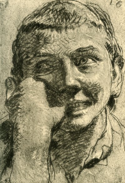Gülen Bir Çocuğun Başı, 18. yüzyılın ortaları, 1928 by Giovanni Battista Tiepolo