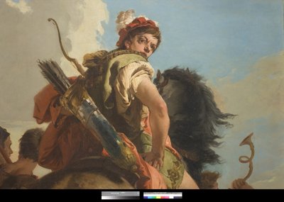 Atlı Avcı, 1718-30 by Giovanni Battista Tiepolo