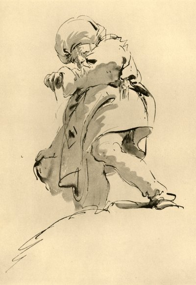 Sarıklı Adam, 18. yüzyıl ortası, 1928 by Giovanni Battista Tiepolo