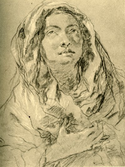 Mater Dolorosa, 18. yüzyılın ortaları, 1928 by Giovanni Battista Tiepolo