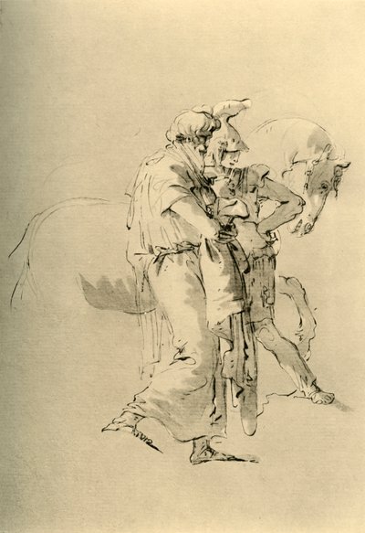 Yaşlı adam ve Genç asker, 18. yüzyılın ortaları, 1928 by Giovanni Battista Tiepolo