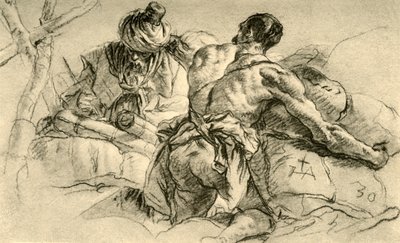 Balya Malları ile Doğulu Tüccarlar, 1753, 1928 by Giovanni Battista Tiepolo