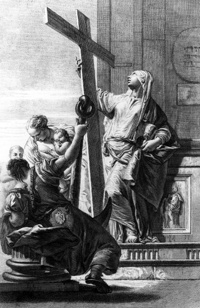 Pietro Monaco tarafından oyulmuş İnanç, Umut ve Sevgi Kişileştirmeleri, c.1750 by Giovanni Battista Tiepolo