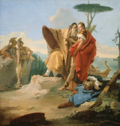 Rinaldo ve Ascalon Büyücüsü by Giovanni-Battista Tiepolo
