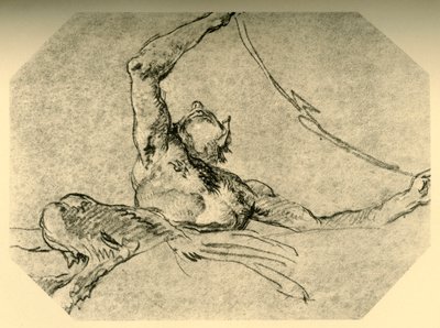 Bir festoon tutan Satyr, c1761, 1928 by Giovanni Battista Tiepolo