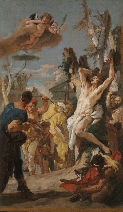Aziz Sebastian Şehitliği Çalışması..., 1739. by Giovanni Battista Tiepolo