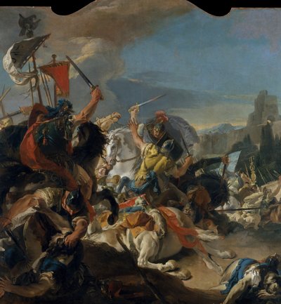 Vercellae Savaşı, 1725-29. by Giovanni Battista Tiepolo