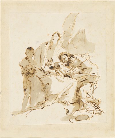 Kutsal Aile by Giovanni Battista Tiepolo