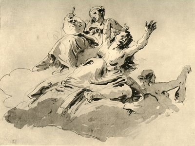 Üç Kadın, 18. yüzyıl ortası, 1928 by Giovanni Battista Tiepolo