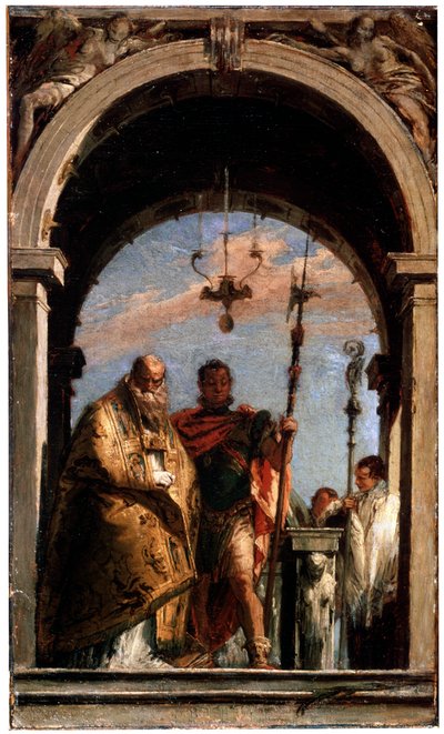 İki Aziz, 1740-1745. by Giovanni Battista Tiepolo