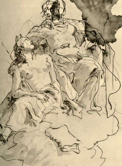 İki Kadın, 18. yüzyıl ortası, 1928 by Giovanni Battista Tiepolo