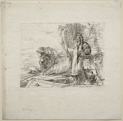 Çeşitli Kaprisler: Kitapla Duran Filozof by Giovanni Battista Tiepolo