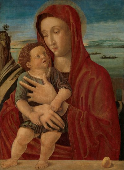 madonna ve çocuk by Giovanni Bellini (circle of)