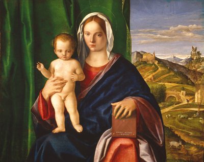 Madonna ve Çocuk, 1509 (Panel üzerine yağlı boya) by Giovanni Bellini