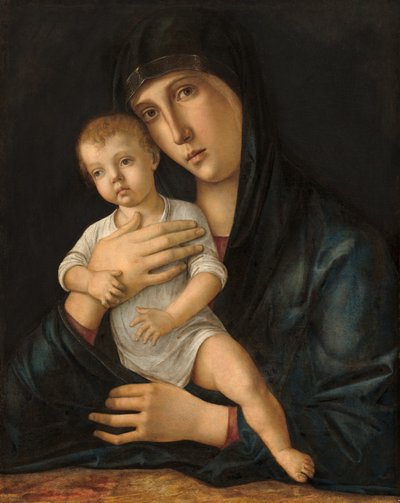 Madonna ve Çocuk, c.1480-1485 (panel üzerine yağlıboya) by Giovanni Bellini