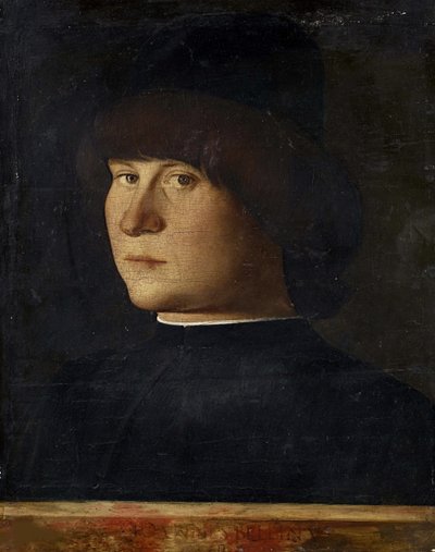 Genç Bir Adamın Portresi, yaklaşık 1500-1510. by Giovanni Bellini