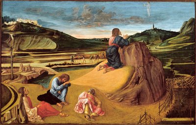 Bahçedeki Acı, c.1465 (panelde mizaç) by Giovanni Bellini