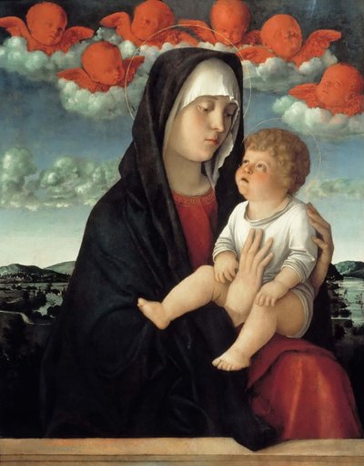 Bakire ve çocuk, c. 1500. by Giovanni Bellini