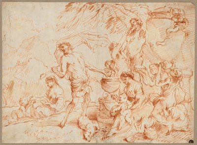 Bir Herm Öncesinde Bacchanal by Giovanni Benedetto Castiglione