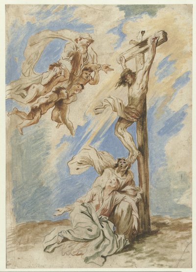 İsa çarmıhta by Giovanni Benedetto Castiglione