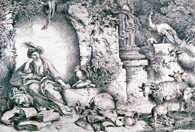 Circe Değişen Ulysses Erkekler, c1650 by Giovanni Benedetto Castiglione