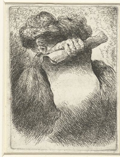 Bandrol olan bir adamın başı Oryantal başlıklı kafalarla ilgili küçük bir çalışma (seri başlığı) by Giovanni Benedetto Castiglione