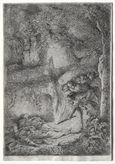S. Pierre ve ST. Paul, c. 1650. by Giovanni Benedetto Castiglione