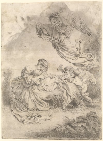 Madonna ve Çocuk by Giovanni Benedetto Castiglione