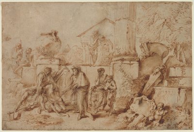 Tobit Ölüleri Gömerken, 1640