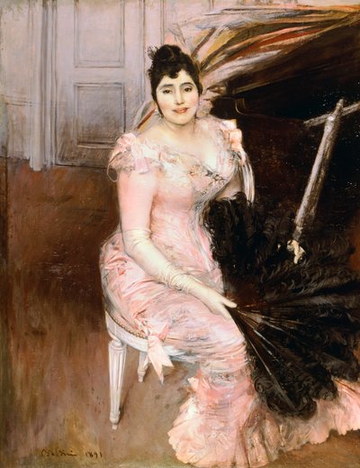 Arjantinli Şarkıcı, Giovanni Boldini (1842-1931) by Giovanni Boldini