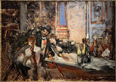 Folies Bergere'de by Giovanni Boldini