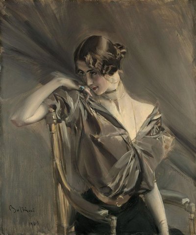 Cleo de Merode, 1901. by Giovanni Boldini