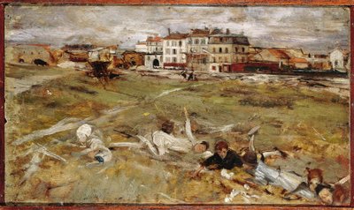 İtalya, Paris Banliyösü (tuval üzerine yağlı boya) by Giovanni Boldini