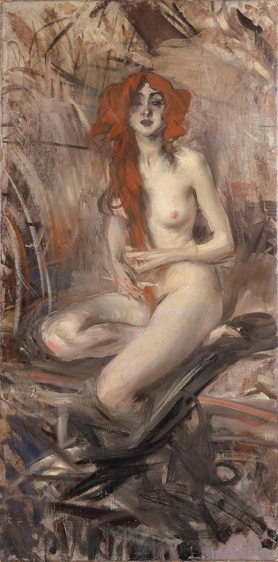 İtalya, Genç Çıplak (resim) by Giovanni Boldini