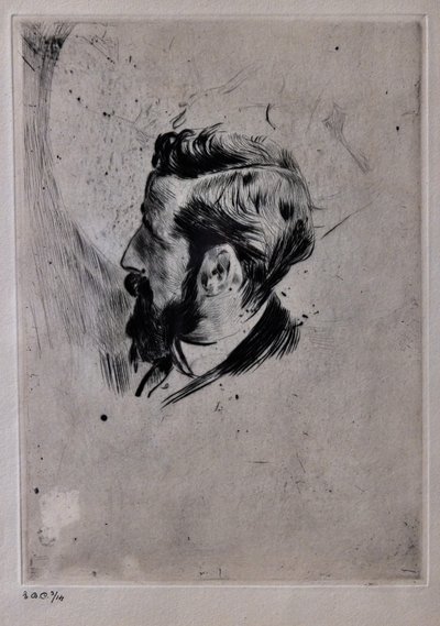 Paul Helleu'nun portresi by Giovanni Boldini