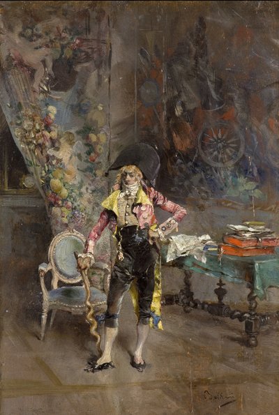 bir adamın portresi by Giovanni Boldini