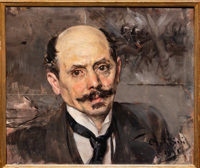 Ressam JB Edouard'ın portresi Detaylar, detay by Giovanni Boldini