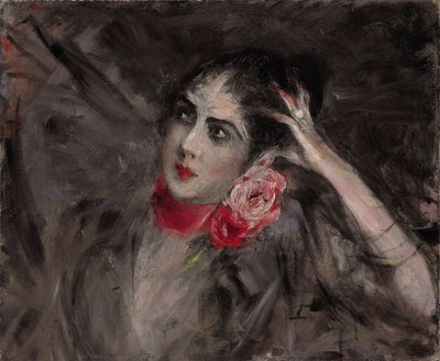 Prenses Catherine Radziwill, kızlık soyadı Katarzyna Rzewuska by Giovanni Boldini